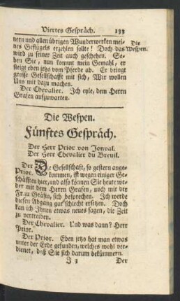 Die Wespen. Fuenftes Gespraech.