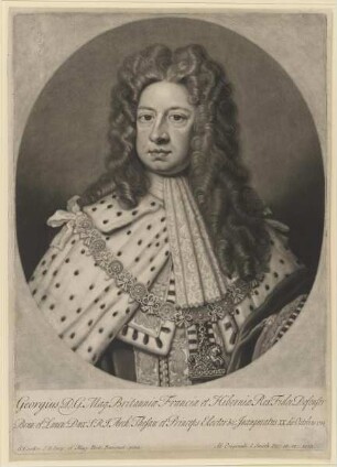 Bildnis des Georgius I., König von England
