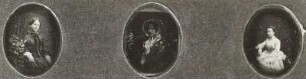 Drei Damenbildnisse : H. Krone, 1850-1852