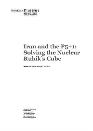 Iran and the P5+1 : solving the nuclear Rubik’s cube
