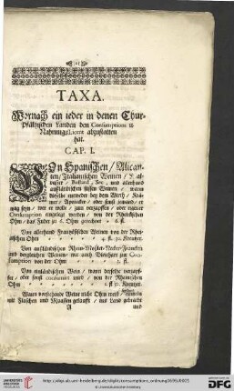 Taxa