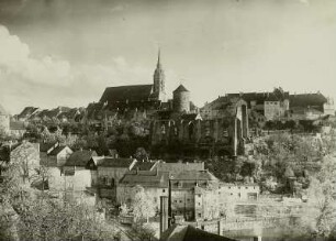 Bautzen, Ansicht der Stadt mit Dom St. Petri