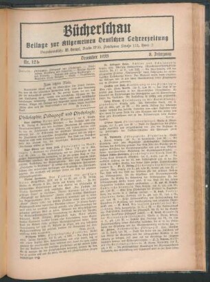 12b: Bücherschau : Beilage zur Allgemeinen Deutschen Lehrerzeitung. - 8.1933, Nr. 12b