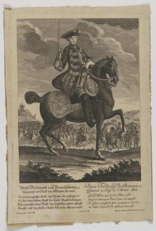 Bildnis des Prinz Ferdinand von Braunschweig