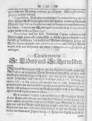 Commissum. Dr. Lüders und Dr. Darnedden.