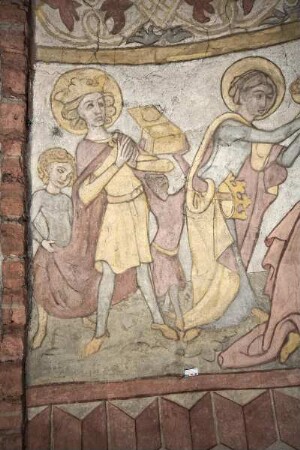 Gemäldezyklus der Heilsgeschichte — Szenen aus dem Marienleben, der Passion und dem Wirken Christi — Die Anbetung durch die Heiligen Drei Könige