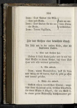 Für das Reißen eine bewährte Kunst.