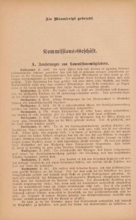 [IV.] Kommissions-Geschäft