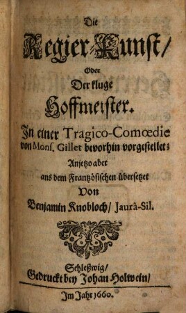Die Regier-Kunst