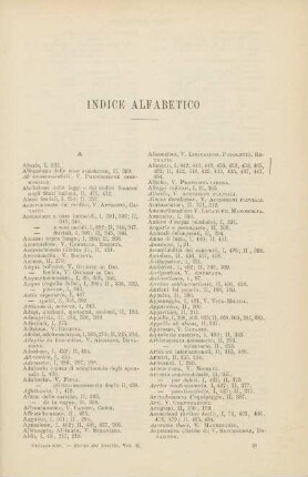 Indice alfabetico