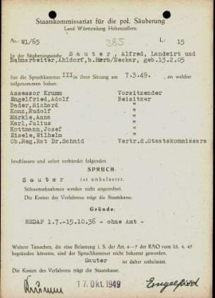Sauter, Alfred
