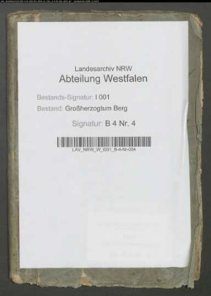 Die monatlich zu erstattenden Polizeiberichte der Munizipalität Hemer
