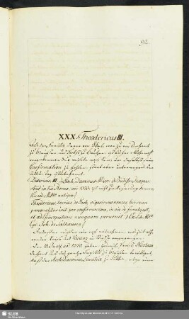 XXX. Theodericus III.