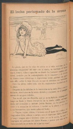 El lecho perfumado de la arena - [Publicidad]