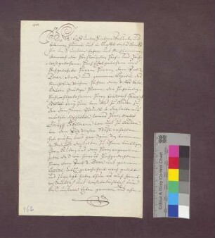 Kaution des Domkapitels zu Basel für den Domherrn Friedrich Heinrich Baptist von Andlau.