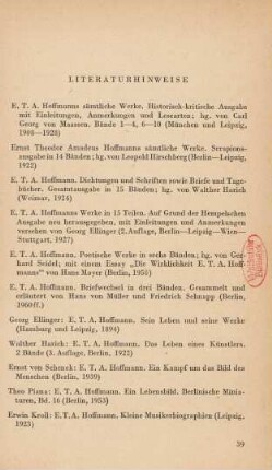 Literaturhinweise