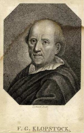 Bildnis von Friedrich Gottlieb Klopstock (1724-1803)