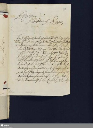 Nr. 98. Fritsch, Jakob Friedrich von