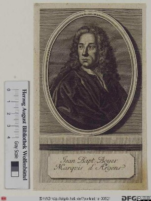 Bildnis Jean-Baptiste de Boyer, marquis d'Argens