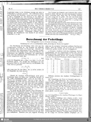 Berechnung der Federlänge (Fortsetzung)