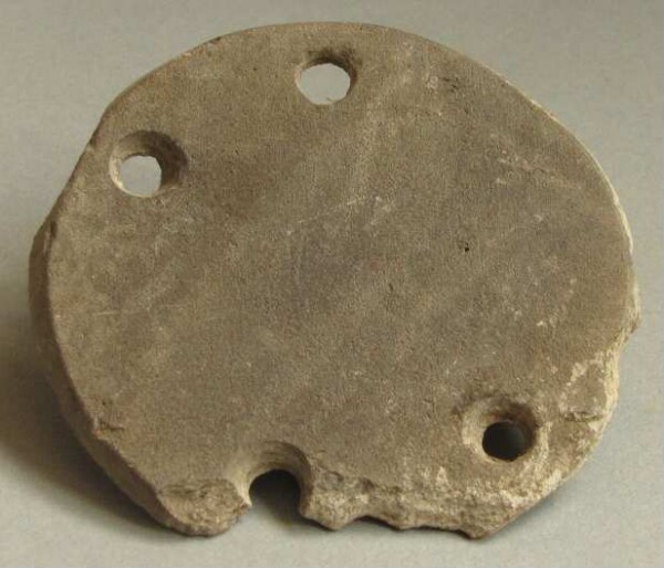 Jewellery disc made of stone