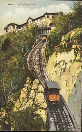 Graz. Schloßbergbahn.