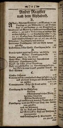 Ander Register nach dem Alphabeth.