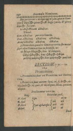 Sectio IV. De Pronomine.