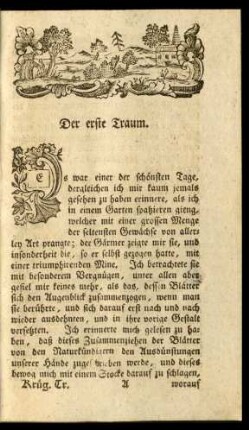 Der erste Traum - Der 166. Traum.
