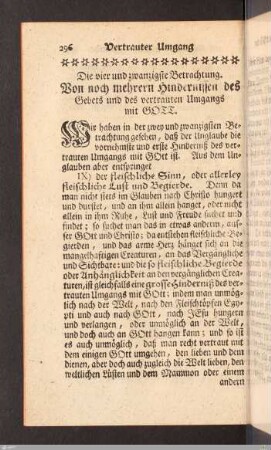 Die vier und zwanzigste Betrachtung.