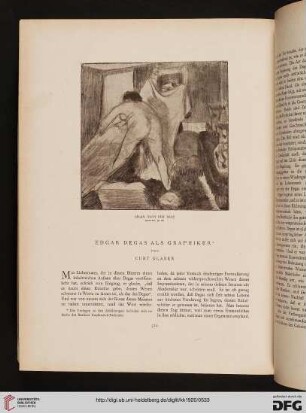 Edgar Degas als Graphiker