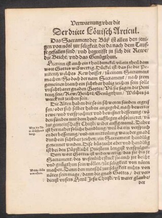 Der dritte Lövisch Articul.