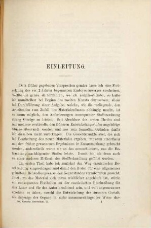 Anatomie menschlicher Embryonen, 2. Gestalt- und Größenentwicklung bis zum Schluß des 2. Monats