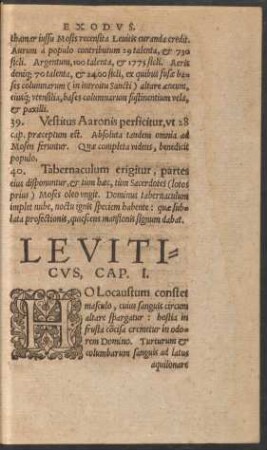 Leviticus ...