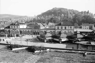 Lörrach: Bahnhof vom Postamt aus