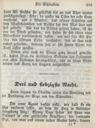Drei und siebzigste Nacht