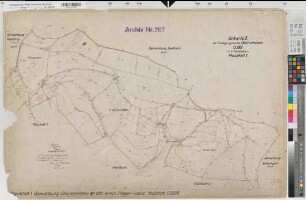 Oberschelden (Siegen), Umlegung Oberschelden, Urkarte 2 Planblatt 1
