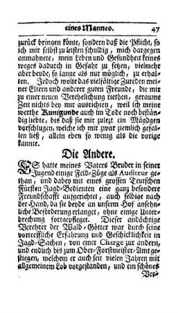 Die andere Heyrath eines Mannes.