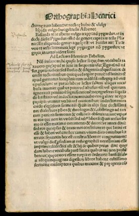Ad Lectores Henricus Bebelius.