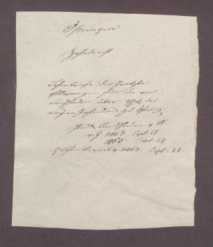 Propst Johann von Ellwangen belehnt Blicker Landschad von Steinach, dessen Bruder Diether und beider Mutter Anna von Sachsenheim mit einem Sechstel des Laienzehnten zu Östringen.