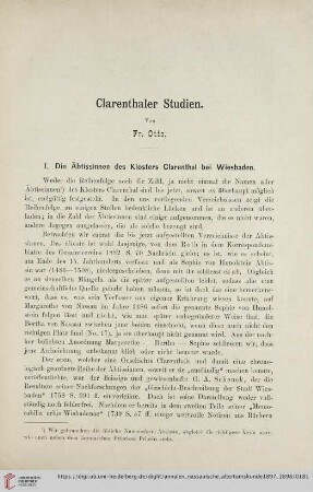 29: Clarenthaler Studien, [1]