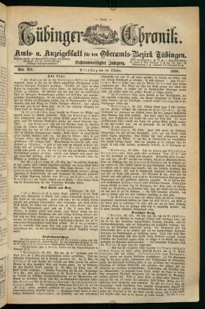 26. Oktober (Nro. 251) - 28. Oktober (Nro 253)