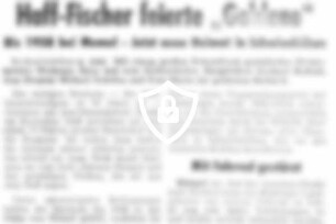 Haff-Fischer feierte "Goldene"