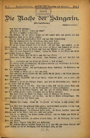 Neues Münchener Tagblatt. Romanbeilage zum Neuen Münchener Tagblatt. [1889,5]