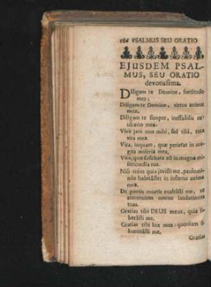 Eiusdem Psalmus, seu oratio devotissima.
