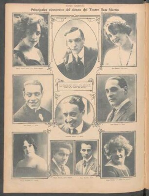 Principales elementos del elenco del Teatro San Martín [Fotografías]