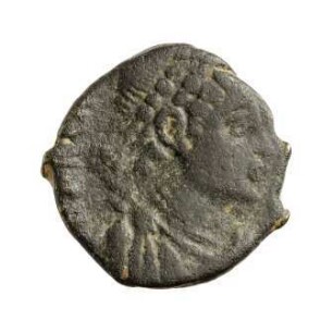 Münze, Aes 4, 383 - 408 n. Chr.?