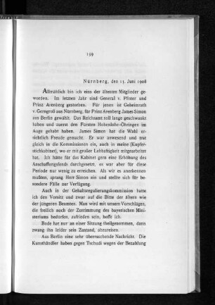 Nürnberg, den 13. Juni 1908