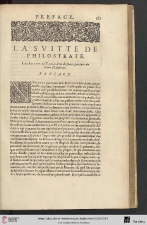 La suitte de Philostrate