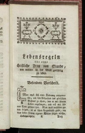 Besondere Vorschrift.